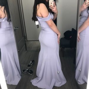 Lavender prom dress